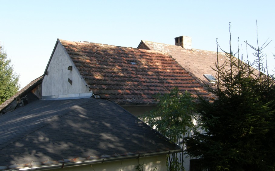Jihozápadní pohled-původní stav