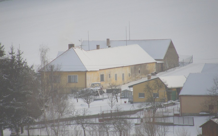 Severozápadní pohled - původní stav